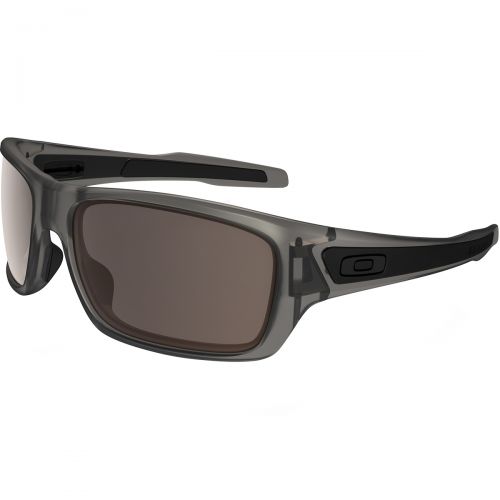 Oakley Turbine Men's Active Sunglasses, color: Matte Grey Ink/Dark Grey, category/department: men-sunglasses