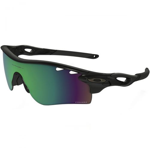 Oakley Radarlock Path Prizm Deep Water Men's Sunglasses, color: Polished Black/Prizm Salt Water Polarized, category/department: men-sunglasses