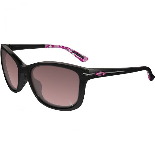 Oakley YSC Drop In Women's Sunglasses, color: Polished Black/G40 Black Gradient, category/department: women-sunglasses