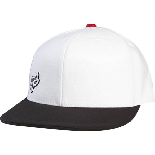 Fox Racing Floater 210 Fitted Men's Flexfit Hats, color: White, category/department: men-hats