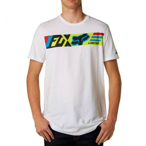 Fox Racing Transport Premium Men's Short-Sleeve Shirts, color: Black | Optic White, category/department: men-tees-shortsleeve