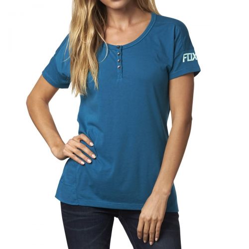 Fox Racing Foraging Women's Short-Sleeve Shirts, color: Emerald | Military, category/department: women-tees-shortsleeve