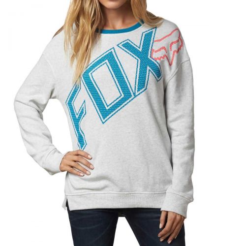 Fox Racing Activate Women's Sweater Sweatshirts, color: Heather Black | Light Heather Grey, category/department: women-sweaters