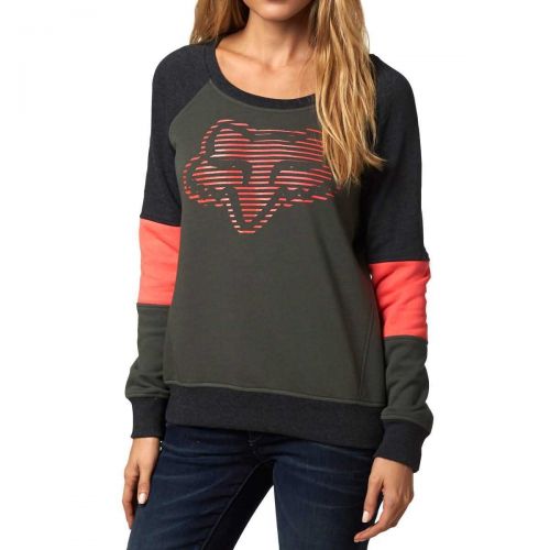 Fox Racing Cohesion Women's Sweater Sweatshirts, color: Military | Light Heather Grey, category/department: women-sweaters