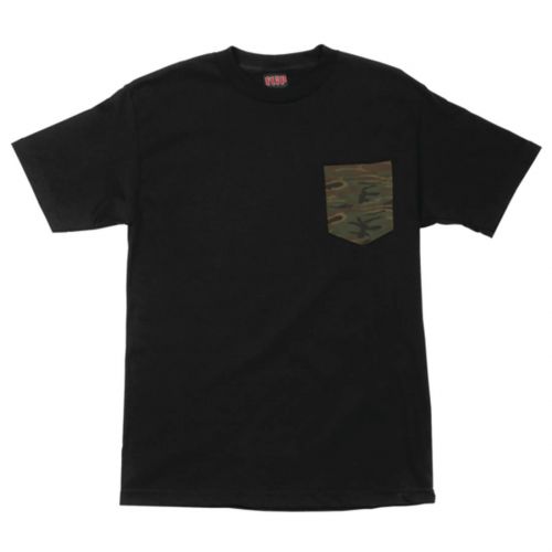 Flip Camo Pocket Men's Short-Sleeve Shirts, color: Black, category/department: men-tees-shortsleeve