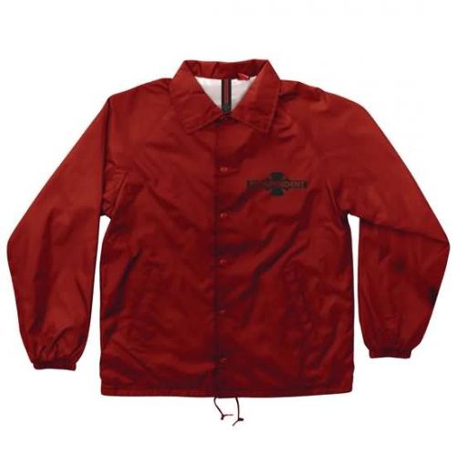 Independent OG Pattern Coach Windbreaker Men's Jackets, color: Red, category/department: men-outerwear