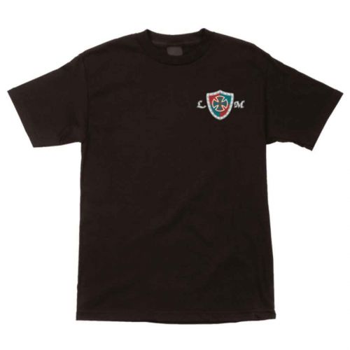 Independent Mountain Shield Men's Short-Sleeve Shirts, color: Athletic Heather | Black | White, category/department: men-tees-shortsleeve