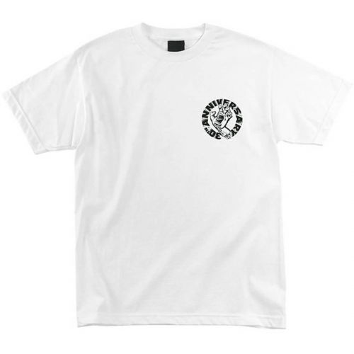 Santa Cruz Dressen Hand Regular Men's Short-Sleeve Shirts, color: Black | White, category/department: men-tees-shortsleeve