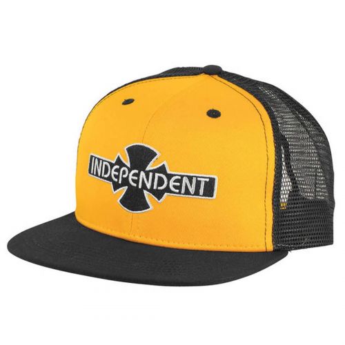 Independent O.G.B.C. Trucker Men's Adjustable Hats, color: Acid Black | Gold/Black, category/department: men-hats