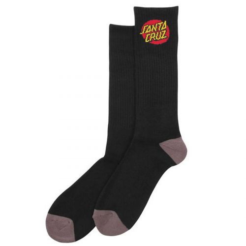 Santa Cruz Cruz Crew Men's Socks, color: Black | Grey | White, category/department: men-socks