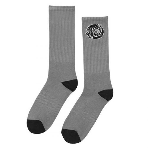 Santa Cruz Cruz Crew Men's Socks, color: Black | Grey | White, category/department: men-socks
