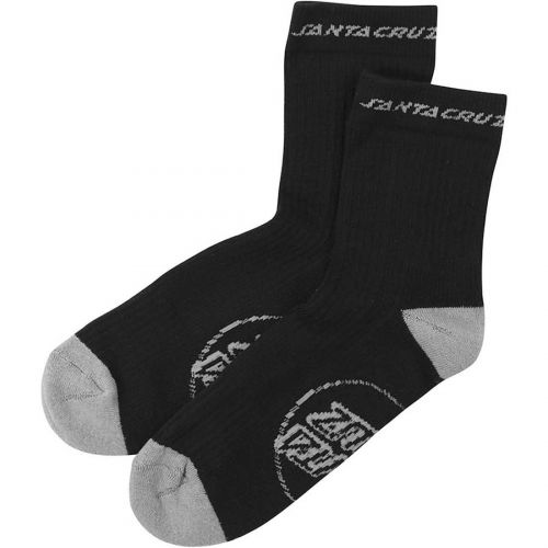 Santa Cruz Short Ankle Men's Socks, color: Black | Grey, category/department: men-socks