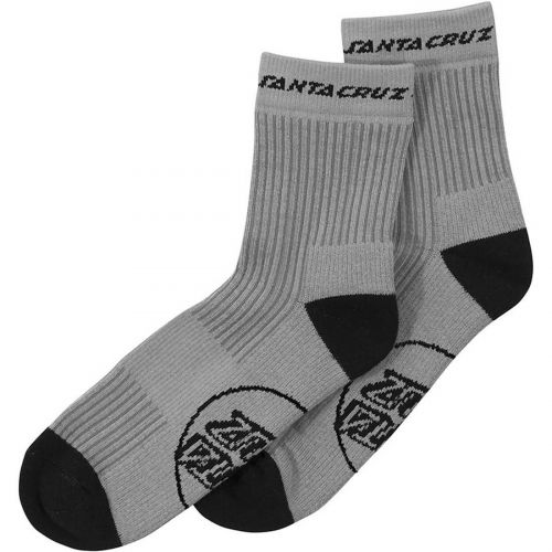 Santa Cruz Short Ankle Men's Socks, color: Black | Grey, category/department: men-socks