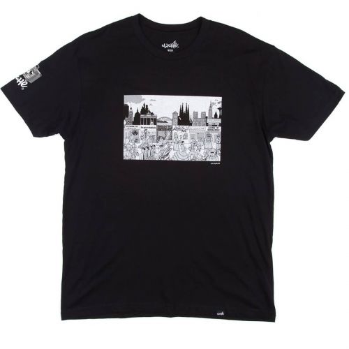 Cliche Street Premium Men's Short-Sleeve Shirts, color: Black, category/department: men-tees-shortsleeve