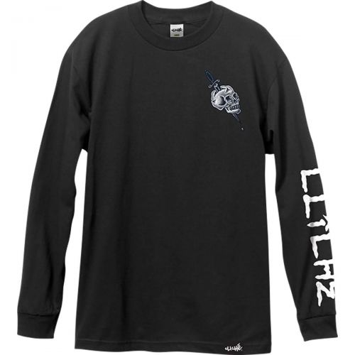 Cliche Dressen Font Men's Long-Sleeve Shirts, color: Black, category/department: men-tees-longsleeve
