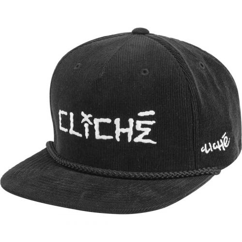 Cliche Corduroy Starter Men's Adjustable Hats, color: Black, category/department: men-hats