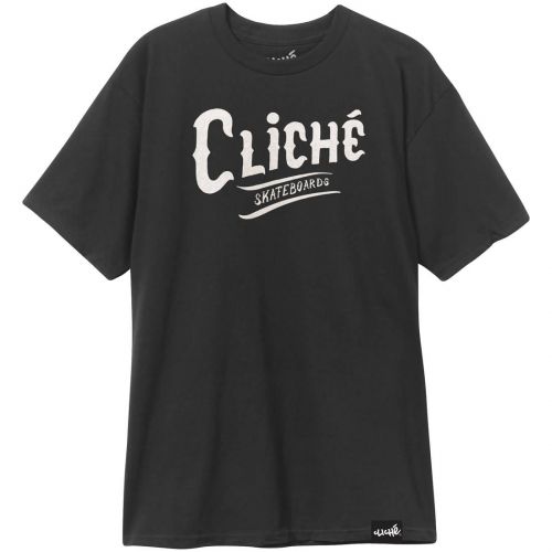 Cliche Swanski Men's Short-Sleeve Shirts, color: Black, category/department: men-tees-shortsleeve