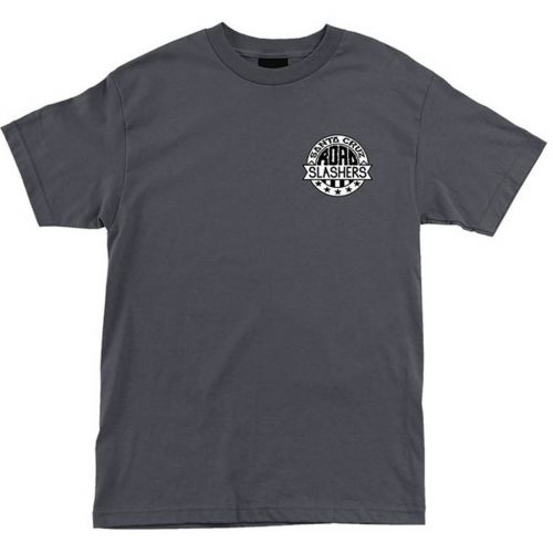Santa Cruz Road Slasher Regular Men's Short-Sleeve Shirts, color: Black | Charcoal | White, category/department: men-tees-shortsleeve