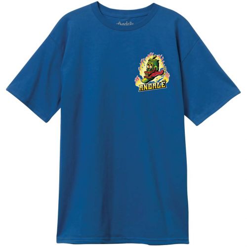 Andale Speed Pepper Men's Short-Sleeve Shirts, color: Black | Cool Blue, category/department: men-tees-shortsleeve