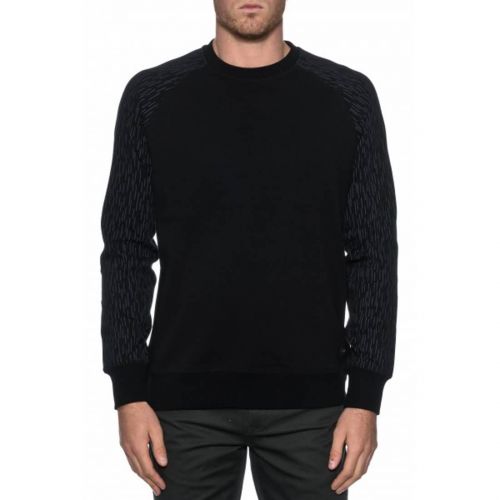 Globe Drip Crew Men's Sweater Sweatshirts, color: Black, category/department: men-sweaters