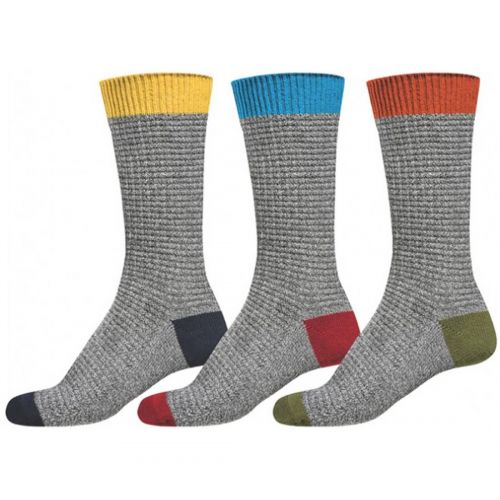 Globe Apres Boot Deluxe 3 Pack Men's Socks, color: Assorted, category/department: men-socks