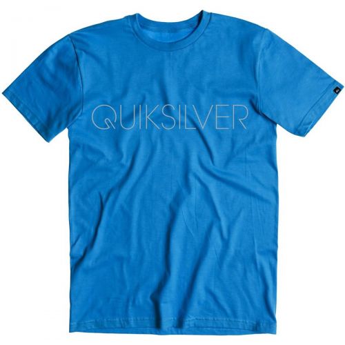Quiksilver Thin Mark Men's Short-Sleeve Shirts, color: Turkish Sea | Navy Blazer | Black | Athletic Heather | White | Biscay Bay | American Beauty | Trans Yellow, category/department: men-tees-shortsleeve