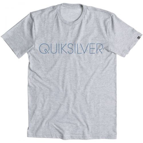 Quiksilver Thin Mark Men's Short-Sleeve Shirts, color: Turkish Sea | Navy Blazer | Black | Athletic Heather | White | Biscay Bay | American Beauty | Trans Yellow, category/department: men-tees-shortsleeve
