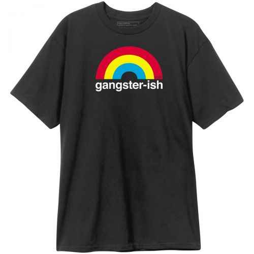 Enjoi Gangsterish Men's Short-Sleeve Shirts, color: Black, category/department: men-tees-shortsleeve