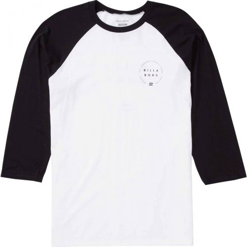 Billabong Around Men's Long-Sleeve Shirts, color: Grey Heather/Navy | White/Black, category/department: men-tees-longsleeve