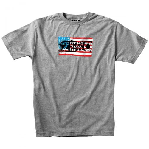 Zero American Punk Men's Short-Sleeve Shirts, color: Black | Dark Heather Grey | White, category/department: men-tees-shortsleeve