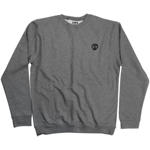 Zero Single Skull Men's Sweater Sweatshirts, color: Gunmetal Heather, category/department: men-sweaters