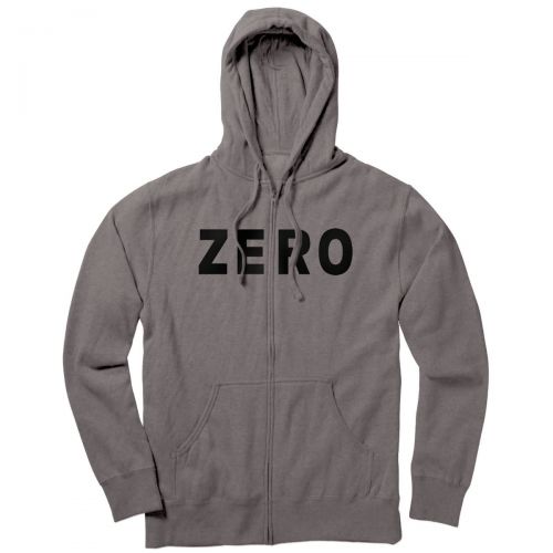 Zero Army Men's Hoody Zip Sweatshirts, color: Gunmetal Heather, category/department: men-sweatshirts