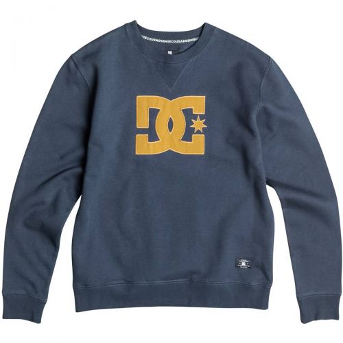 DC Ellis Crew Fleece Men's Sweater Sweatshirts, color: Heather Grey | Black | Pinecone | Vintage Indigo | Blue Iris, category/department: men-sweaters