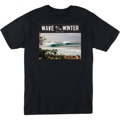O'Neill Wave Of The Winter Men's Short-Sleeve Shirts, color: Black | White, category/department: women-tees-shortsleeve