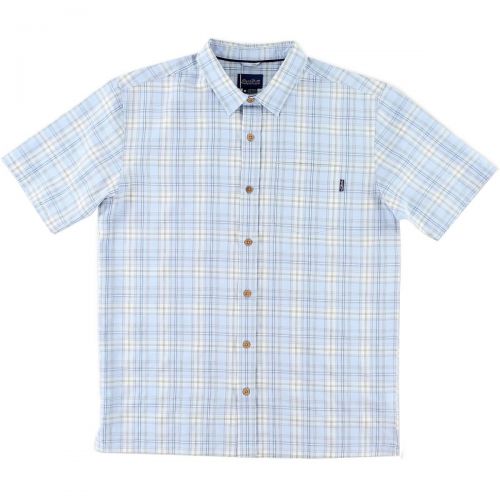 O'Neill Stabler Men's Button Up Short-Sleeve Shirts, color: Glacier | Skyway, category/department: men-buttonfronts