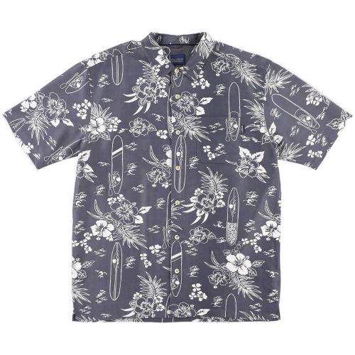 O'Neill Boardroom Men's Button Up Short-Sleeve Shirts, color: Navy | Blue Grass, category/department: men-buttonfronts