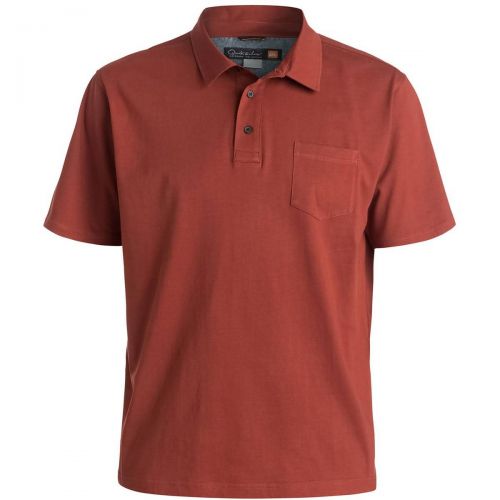 Quiksilver Gilman Men's Polo Shirts, color: Sedona Sage | Burnt Henna - Solid | Laurel Wreath | Estate Blue, category/department: men-polos