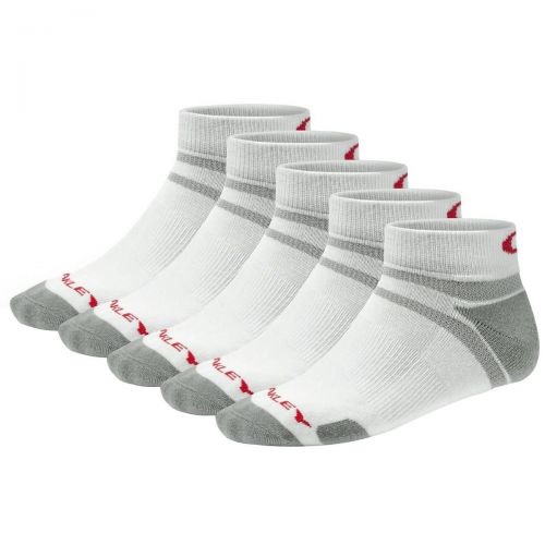 Oakley Golf Low Cut 5 Pack Men's Socks, color: Black Print | Jet Black | White | Vintage Yellow, category/department: men-socks
