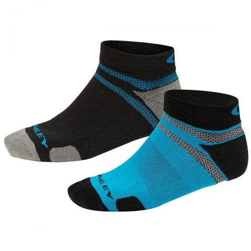 Oakley Low-Cut Golf 2 Pack Men's Socks, color: Black Print | Jet Black | White | White Print | Vintage Yellow | Lime Green | Pacific Blue | Hyacinth Violet | Blue Print, category/department: men-socks