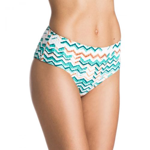 Roxy Mid High Waist Women's Bottom Swimwear, color: Waterfall, category/department: women-swimwear-bottoms