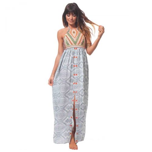 Rip Curl Mayan Sun Maxi Women's Dresses, color: Vanilla, category/department: women-dresses
