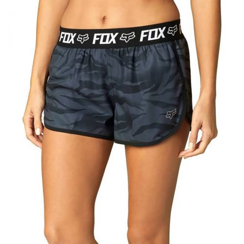 Fox Racing Vicious Active Women's Stretch Shorts, color: Black, category/department: women-stretchshorts