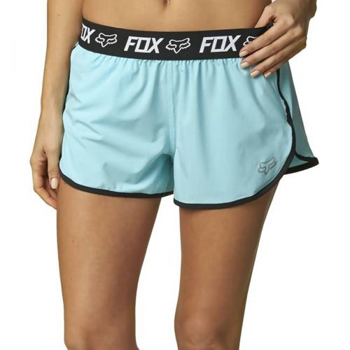 Fox Racing Vicious Solid Active Women's Stretch Shorts, color: Acid Red | Iced, category/department: women-stretchshorts