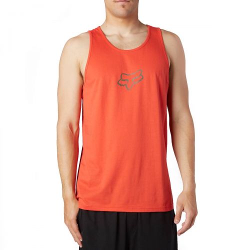 Fox Racing Electro Premium Men's Tank Shirts, color: Black | Orange | Heather Graphite | Optic White, category/department: men-tanks