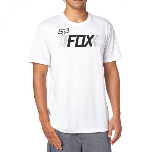 Fox Racing From Beyond Tech Men's Short-Sleeve Shirts, color: Black | Flo Yellow | Optic White, category/department: men-tees-shortsleeve