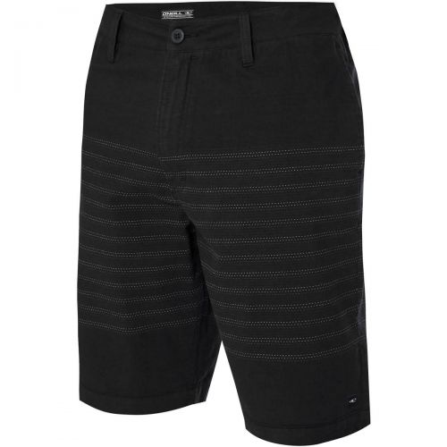 O'Neill Pinhead Stripe Men's Walkshort Shorts, color: Black | Dark Stone, category/department: men-walkshorts
