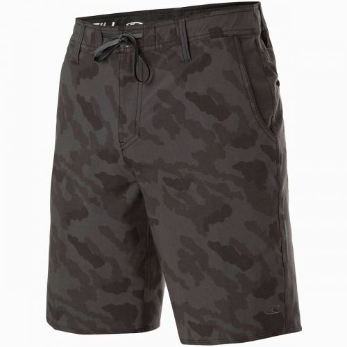 O'Neill Dirty Deeds Men's Hybrid Shorts, color: Light Grey | Military Green | Black, category/department: men-hybridshorts