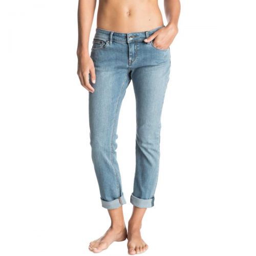 Roxy Suntrippers Vintage Wash Women's Jeans Pants, color: Ensign Blue - Wash_1, category/department: women-jeans