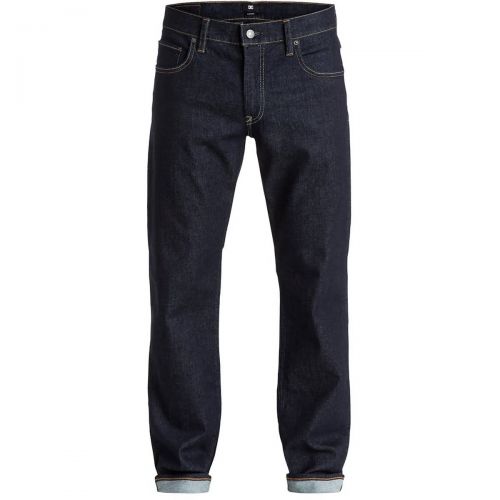 DC Worker Roomy Indigo Rinse 32 Men's Jeans Pants, color: Dark Navy - Wash-1, category/department: men-jeans