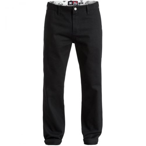 DC Ben Davis Straight Men's Twill Pants, color: Anthracite | Duffel Bag - Solid, category/department: men-twillpants